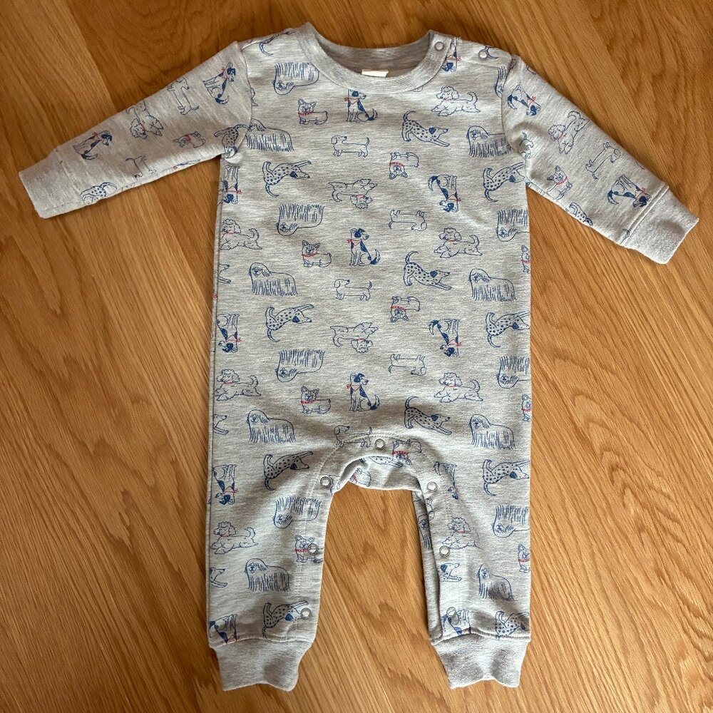 Tucker + Tate Puppy pals Sweatshirt Romper